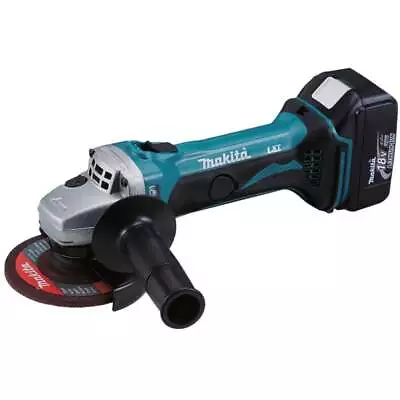 Makita DGA452RTJ 115mm 18v Angle Grinder C/W 2 X 5.0Ah Batteries Charger & Case • £295