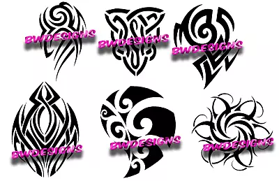 Shoulder Tribal Celtic Maori - Fake Tattoo Stencil Hard Wearing Mylar Reusable • £5