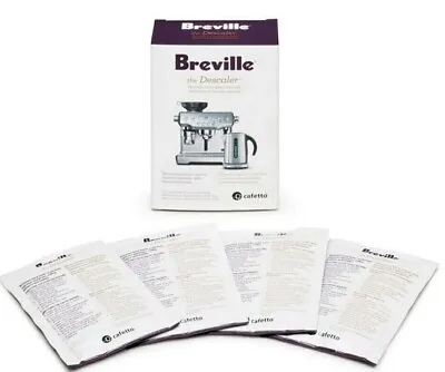 4PK Breville Powder Descaler Cleaner Packets For Coffee/Machines Espresso/Kettle • $39.95