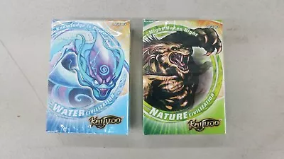 2 X Sealed LOT KAIJUDO Civilization 2012 Decks WATER  NATURE   KNOWLEDGE MIGHT  • $24.99