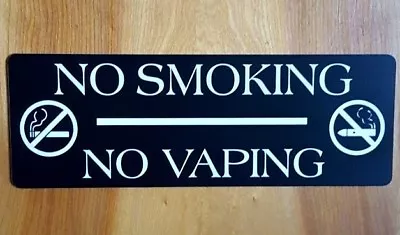 No Smoking No Vaping Sign Wall Mount Restaurant Shop Office Home Signs  • $12.99