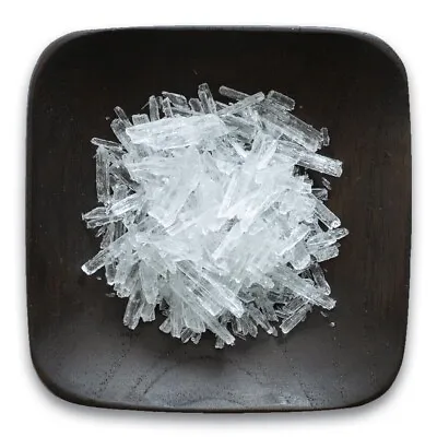 200g Menthol Crystals Aromatherapy Congestion Blocked Nose Relief Cold Flu • £16.49