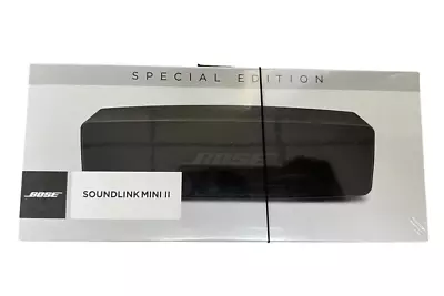 Bose SoundLink Mini II 30ft Bluetooth Speaker With 12 Hours Battery Life Black • $119.99