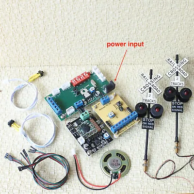 1 Set O Scale Crossing Signals +  Automatic Control System Sound Effect & Flash • $59.99