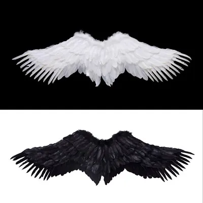 £14.15 • Buy Feather Angel Wings Christmas Halloween Costume Wedding Fancy Dress Party Wings