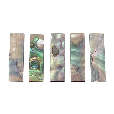 5x Cello Abalone Rippled Flamed Inlay Fit Celo Bow Frog Slide Bow Cover • $12.50