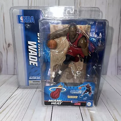 DWAYNE WADE McFarlane Sportspicks NBA Series 9 Miami Heat VARIANT Red Jersey NEW • $29.95