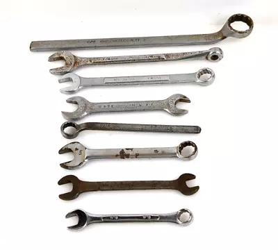 Vintage Combination Wrench Hand Tool Lot Of 8 • $0.99
