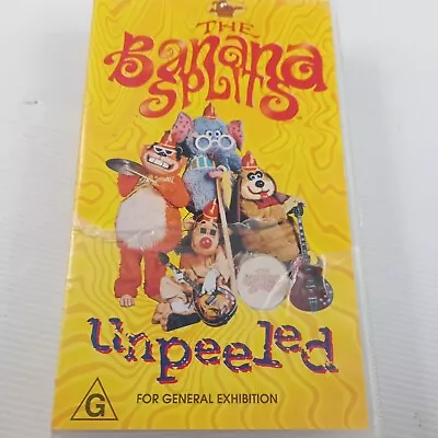 Hanna Barbera The Banana Splits Unpeeled Vhs Video Children’s Vintage TV • $14.40