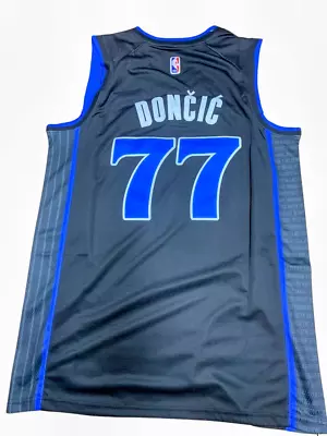 Dallas Mavericks #77 Luka Doncic Jersey City Edition Large Fast Ship • $49.99