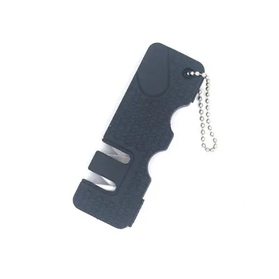  2 Keychain Knife Sharpener Ceramic And Carbon Steel Blades Camping Hunting  • $11.97