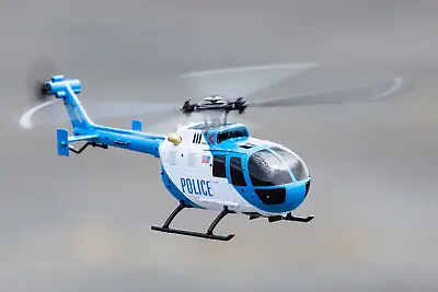 Rage RC Hero-Copter 4 Blade RTF Helicopter Police W/carry Case RGR6051 • $114.95
