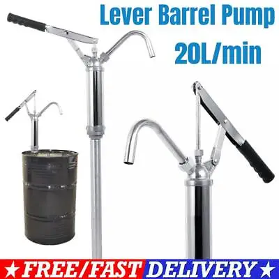 Lever Action Hand Barrel Pump Water Petrol Oil Diesel Thinner Fuel Drum  • $28.99