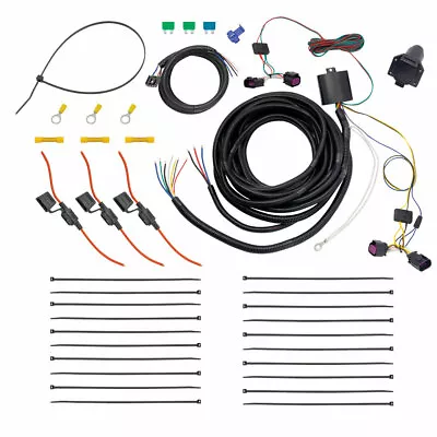 7-Way Trailer Wiring Harness For 14-24 RAM ProMaster 1500 2500 3500 RV Connector • $166.03