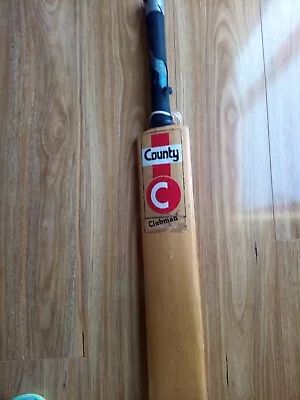 Cricket County Clubman Bat Rare Vintage 84cm In Very Good Condition • $40