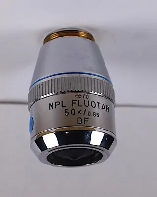 $279.99 • Buy Leitz NPL Fluotar 50x /.85 DF Infinity Microscope Objective