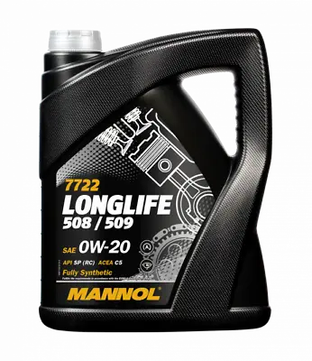5L Mannol Longlife 0W20 Engine Oil Fully Synthetic ACEA C5 VW 508/509 Approval • £25.99