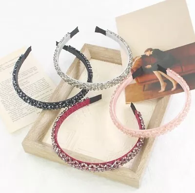 Crystal Jewel Rhinestone Hairband Headband Alice Band • £4.95