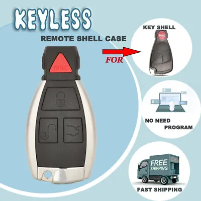 Upgraded 4 Buttons Remote Car Key Shell For Mercedes Benz B C E ML S CLK CL Case • $16.53