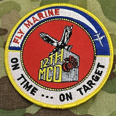 USMC Patch 12th Recruiting District Vintage Fly Marine Corps Air Squadron Pilot • $10