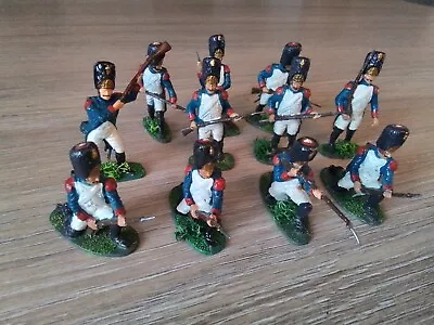 Airfix 1 32 Soldiers Napoleonic / Waterloo 11 Painted French Imperial Guard • £23.50