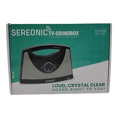 Serene Innovations Sereonic Portable Wireless TV Soundbox BT-200 • $84.50