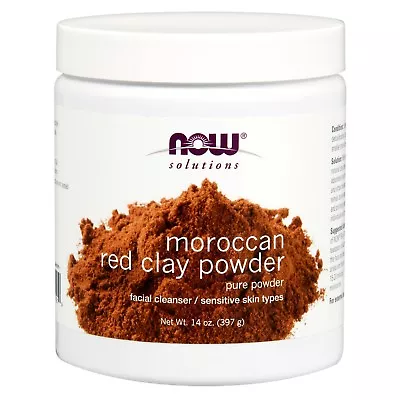 NOW Foods Red Clay Powder Moroccan 14 Oz. • $11.19