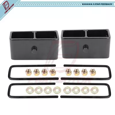 2X Leveling Lift Kit 2  Rear Block+ U Bolt Fits Nissan Frontier 2005-20 4WD 2WD • $44.39