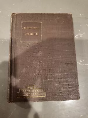 The Macmillan Pocket Classics Shakespeare's Macbeth • $10.01