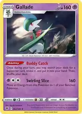 Gallade 062/189 - Pokemon TCG Astral Radiance (2022) - NM - Holo Rare • $1.89