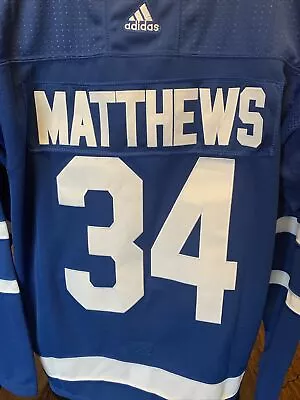 NHL Toronto Maple Leafs Hockey Jersey Auston Matthews #34 Reebok Adult Sz 54 XL • $69.99