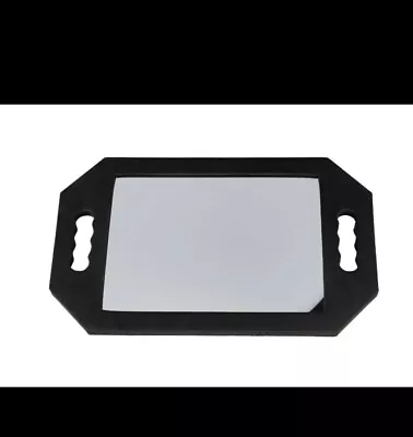 Barber Mirror Lightweight Double Handle Salon Mirror FOAM Quality Black Salon UK • £8.79