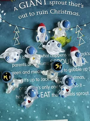£4.58 • Buy 10Pcs Astronaut Luminous Cartoon DIY Shoes Buttons Decoration For Croc Charms