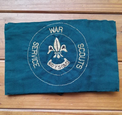 £49.99 • Buy Very Rare, Vintage Boy Scouts War Service Arm Band Badges/ Patches. Scouting