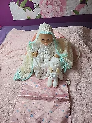 Zapf Creation Beautiful Baby Annabell Crying Doll. With Cheeks That Glow & Cot • £18.50
