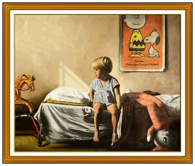£7694.75 • Buy Douglas Hofmann Large Oil Painting On Canvas Original Signed Children Portrait