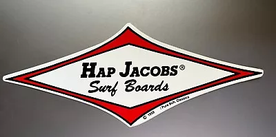 Hap Jacobs Surfboards Longboard Classic Red Diamond Vintage Surfing STICKER • $15