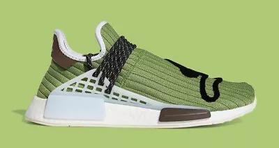 Adidas NMD HU Pharrell X Billionaire Boys Club Green/White Mens Size US 8 New✅ • $199.95