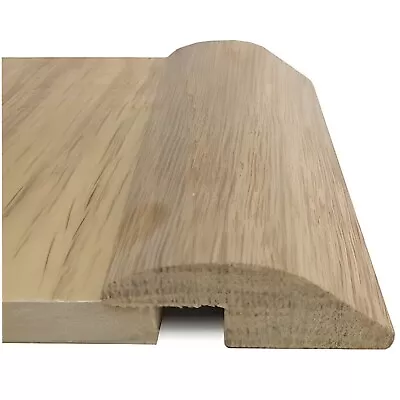 Solid Oak Threshold Door Ramp - 7mm R Section Ramp Reducer 90cm • £24.99