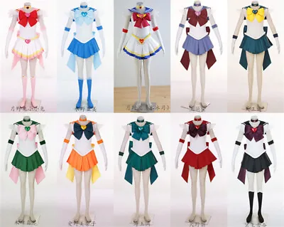 $110 • Buy Pretty Soldier Sailor Moon Super S SuperS Tsukino Kid Anmie Cosplay Costume