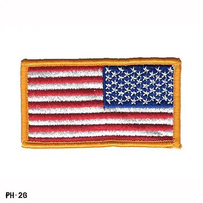 US American Flag Patch ~ Right Shoulder ~ Sew On ~ Military ~ Police ~ Security • $1.94