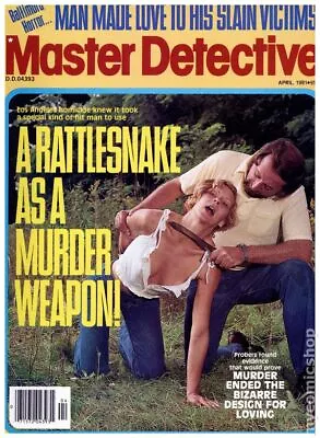 Master Detective Magazine Vol. 102 #1 VG 1981 Stock Image Low Grade • $6.70