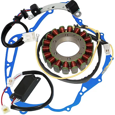 Stator Regulator W/Pickup Coil And Gasket For Yamaha Virago 750 XV750 1988-1990 • $78.25