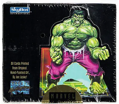 Factory Sealed 1992 Skybox Marvel Masterpieces Rare Limited Serial Box Original • $488