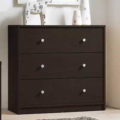 3-Drawer Dresser Chest Wood Bedroom Furniture Storage Of Drawers For Small Space • $108