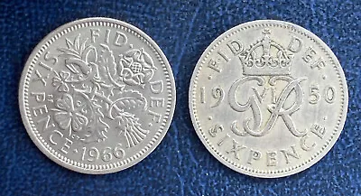 £1.99 • Buy Lucky Silver Sixpence 1948-1967 - Birthday/Anniversary - Your Choice Of Year