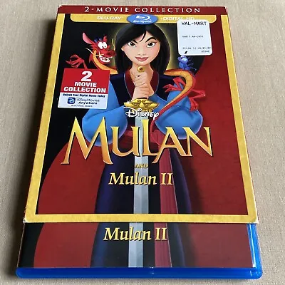 Disney: Mulan I & II 2-Movie Collection (Blu-ray 2017 2-Film Slipcover) Animated • $15.99