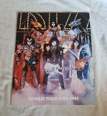 KISS Memorabilia- 1980 TOUR BOOK- UK VERSION- PRINTED IN ENGLAND- VERY RARE!! • $399.99
