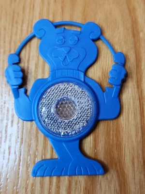 $19.99 • Buy Vintage Post Sugar Bear Bicycle Spoke Reflector Cereal Premium Prize Toy Blue