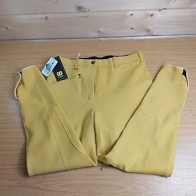 BNWT Tagg Alice Breeches - Adults 34  Canary *Free Postage* • £25.99